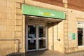Exit doors of Job Centre Plus in Barnsley UK