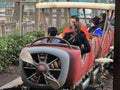 The Barnstormer roller coaster at Magic Kingdom Park in Orlando Royalty Free Stock Photo