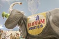 Barnum Bailey Circus advertisement Royalty Free Stock Photo