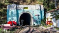 Barog Tunnel, Barog, Kalka Shimla toy train Royalty Free Stock Photo