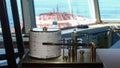 A barograph on the bridge of an oil tanker Royalty Free Stock Photo