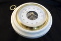 Barograph isolated on black background Royalty Free Stock Photo