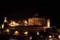 Barolo Castle nightscape in a quiet night Royalty Free Stock Photo