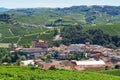 Barolo medieval town on Langhe hills, northern Italy