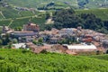 Barolo medieval town in Piedmont on Langhe hills, Italy Royalty Free Stock Photo