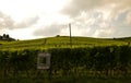 Barolo, Piedmont, Italy. July 2018. From the castle you have magnificent views of the surrounding countryside Royalty Free Stock Photo