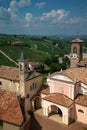 Barolo, vineyard and hills of the Langhe region. Piemonte, Italy Royalty Free Stock Photo