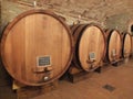 Barolo Wine aging in Italian Wine Casks