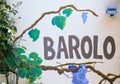 Barolo - wineshop sign