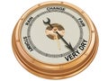 Barometer indicating very dry weather Royalty Free Stock Photo