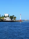 Baron Bliss Lighthouse on the island of Belize