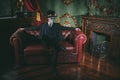 Baron samedi in his castle Royalty Free Stock Photo