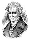 Baron von Humboldt, vintage illustration