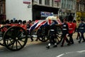 Baroness Thatcher's funeral Royalty Free Stock Photo