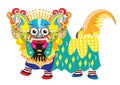 Barong Bali Illustration