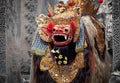 Barong - character in the mythology of Bali, Indonesia. Royalty Free Stock Photo