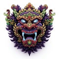 Barong Mask. Balinese Traditional Art and Culture Royalty Free Stock Photo