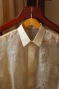 Barong Tagalog on hanger