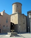 Baronial Caetani Castle built in 1319 in Fondi, Italy