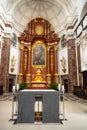 Baroque altar of the Jesuit church Innsbruck austria