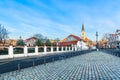 Baroque architecture in city center of Zagreb, Croatia.