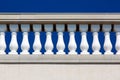 Baroque architecture details of balustrades. Royalty Free Stock Photo