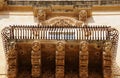 Baroque architecture in the old town of Noto in Sicily Royalty Free Stock Photo