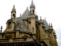 Baroque French Mansion Roof Turrets and Spirals