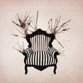 Baroque Armchair Background