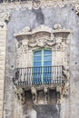 Baroque balcony in Catania Sicily