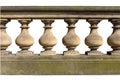 Baroque balustrade Royalty Free Stock Photo