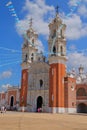 Baroque basilica of ocotlan in tlaxcala city II Royalty Free Stock Photo