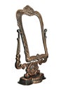 Baroque bronze mirror frame