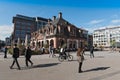 The baroque building cafe Hauptwache in the city of Frankfurt, Germany Royalty Free Stock Photo