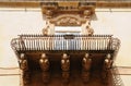 Baroque architecture in the old town of Noto in Sicily Royalty Free Stock Photo