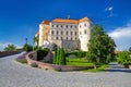 Baroque castle mikulov, czech republic