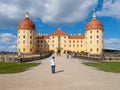 Baroque castle of Moritzburg in Germany