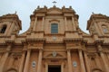 baroque cathedral - noto - sicily (italy) Royalty Free Stock Photo