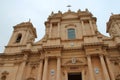 baroque cathedral - noto - sicily (italy) Royalty Free Stock Photo