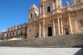 baroque cathedral - noto - sicily (italy) Royalty Free Stock Photo