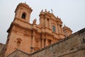 baroque cathedral - noto - sicily (italy) Royalty Free Stock Photo