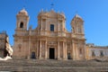 baroque cathedral - noto - sicily (italy) Royalty Free Stock Photo