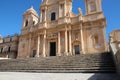 baroque cathedral - noto - sicily (italy) Royalty Free Stock Photo