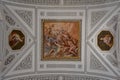 Baroque ceiling decoration of the church