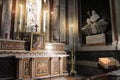 baroque chapel in the cathedral of palermo in sicily (italy ) Royalty Free Stock Photo