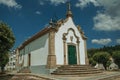 Baroque chapel in a garden on top of hill