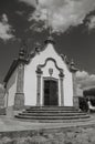 Baroque chapel in a garden on top of hill Royalty Free Stock Photo