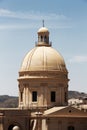 Baroque chatedral of noto, detail of the dome