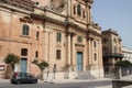 baroque church (collegio di maria addolorata) in ragusa in sicily (italy)