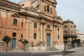 baroque church (collegio di maria addolorata) in ragusa in sicily (italy)